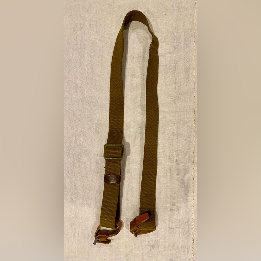 Vintage canvas gun strap / purse strap / guitar strap / up cycle to make a belt.